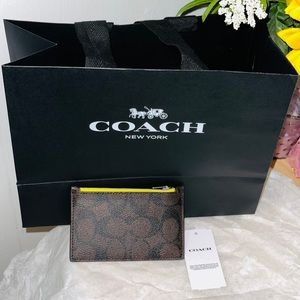 Coach Zip Card Case